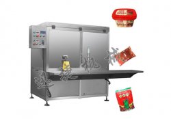 迅捷新款辣椒醬灌裝機一出手，好多機械廠家如